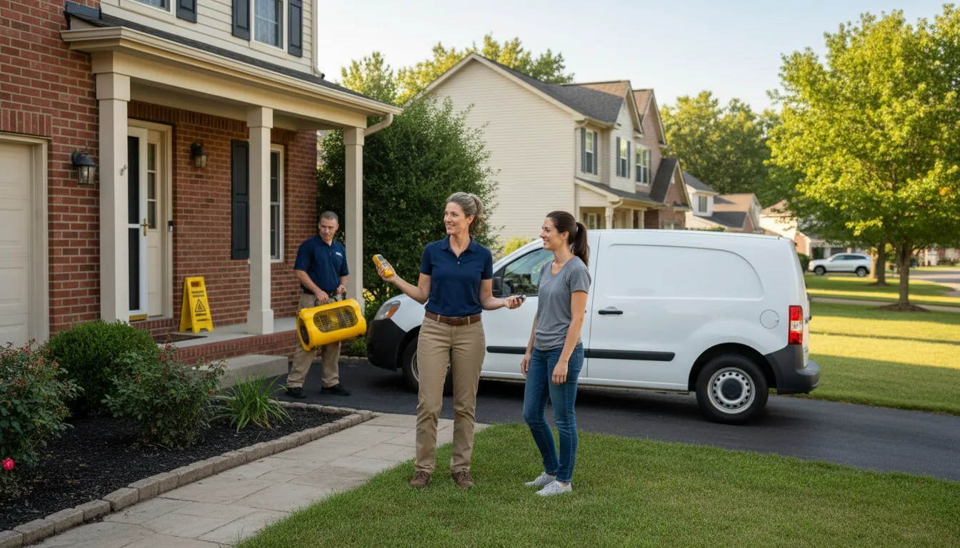 Water restoration image for Dehumidification And Cleanup Services in Keokuk, IA
